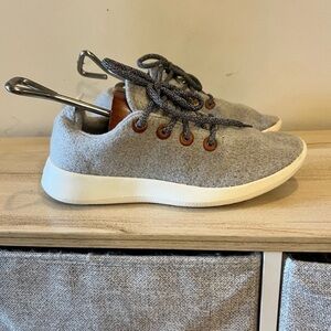 Worn once Allbirds Gray Sneakers women size 8/ men size 7
